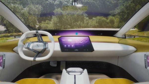 Продължителна работа, с първата концепция, наречена Vision Dee, видяна през януари 2023 г. точно в Лас Вегас. BMW представя своя нов Panoramic iDrive на изложението Consumer Electronic Show, нова операционна система, предназначена да анимира всички автомобили от поколението Neue Klasse , пристигаща най-рано през 2025 година. 

Голям завой не само в хардуерното оборудване, което се основава само на два компютъра за цялата кола, но и за иновативния потребителски интерфейс. Традиционният арматурен панел изчезва с централния сензорен екран, комбиниран с бутони на волана. Промяната е най-вече в долната част на цялото предно стъкло, което се превръща в head-up дисплей. Така безкрайно по-голямо количество информация се проектира директно в зрителното поле на водача.

Вместо това горната част на предното стъкло ще се използва за проектиране на индикации за активни ситуации на шофиране и трафик, предложени под формата на триизмерни анимации.